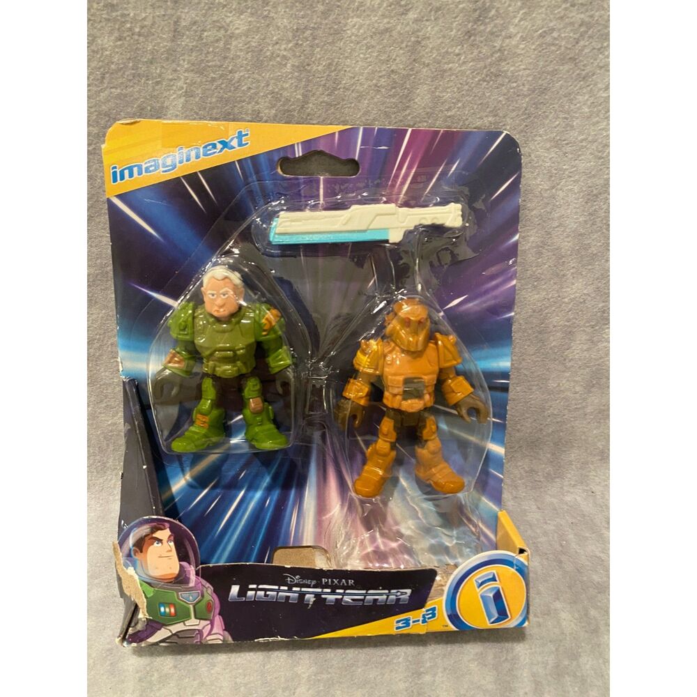 Imaginext Disney Pixar Lightyear Darby Steel & ZAP Patrol Set Action Figures NEW